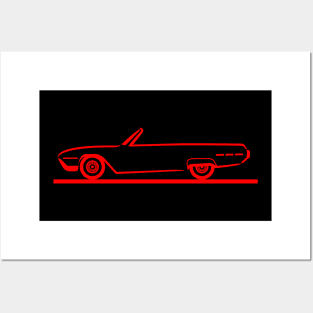 1962 Ford Thunderbird Convertible Posters and Art